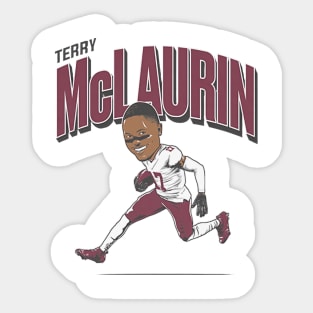 Terry Mclaurin Caricature Sticker